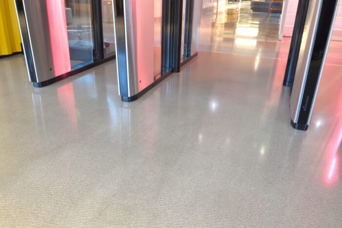 NXT Level SP by Laticrete installed on a floor.